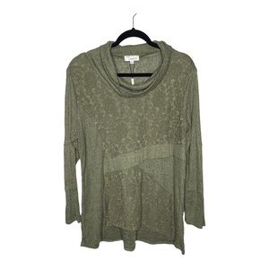 Symmetry Long Sleeve Lace Pullover Sweater | 2X